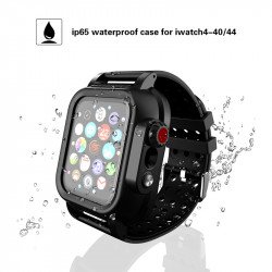 Waterproof Shockproof Full Body Case with Built In Screen Protector for Apple Watch 6/5/4/SE [40mm] (Black)